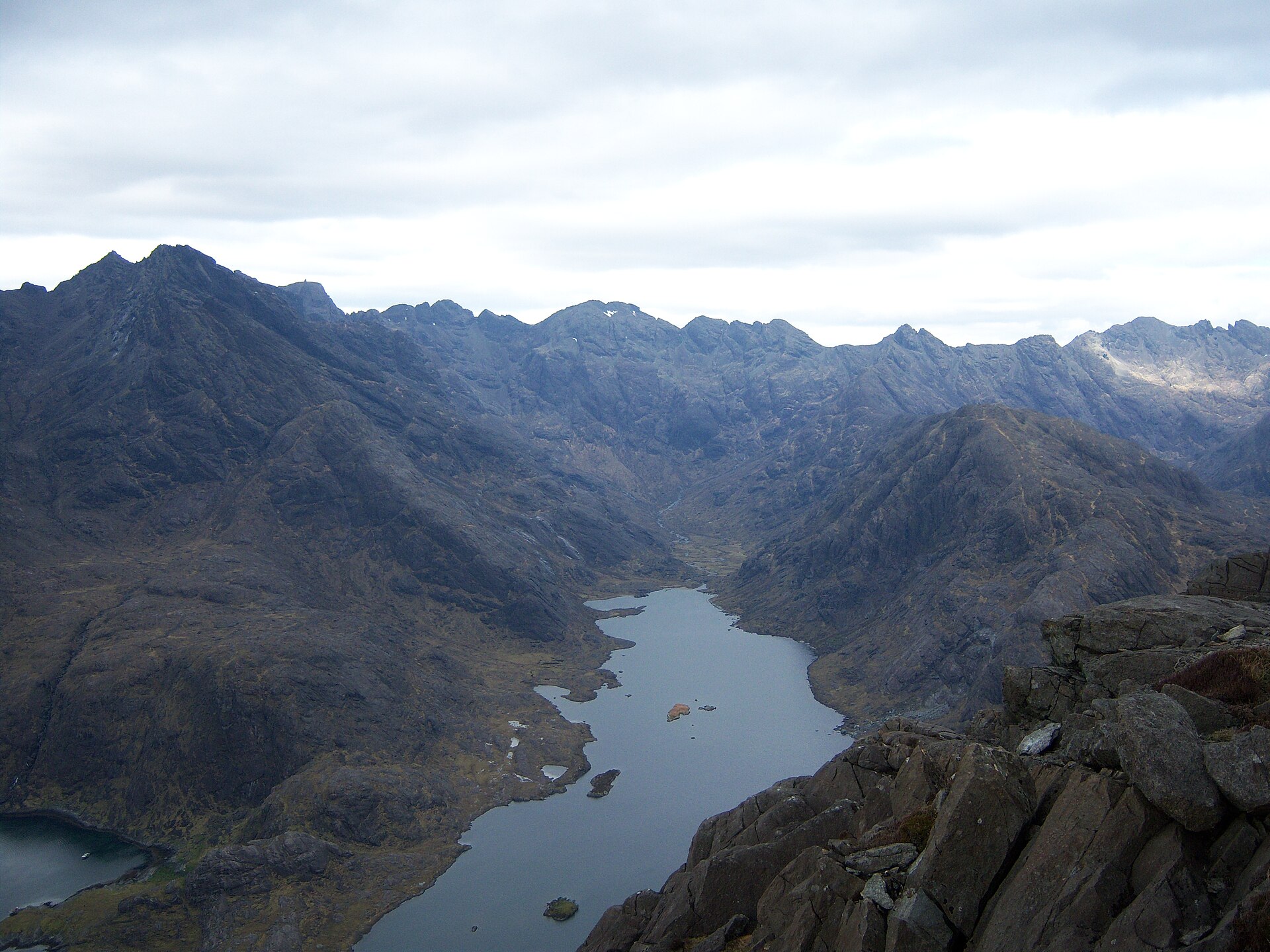 The Black Cuillin ridge above Loch Coruisk, Skye