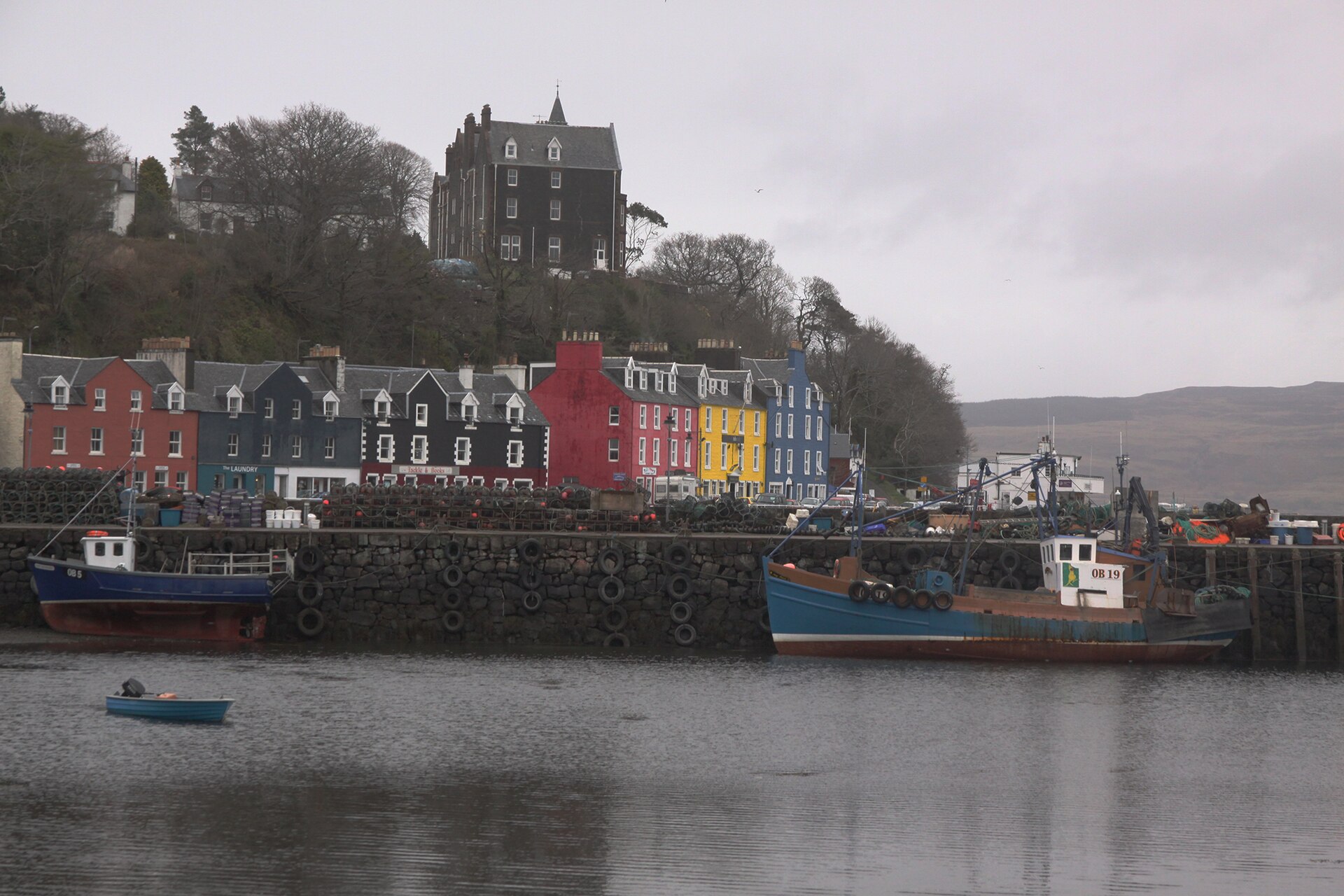 Tobermory's painted waterfront on the Isle of Mull