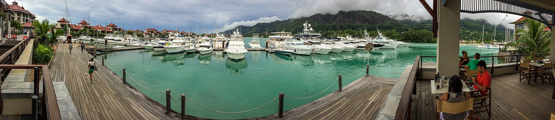 Eden Island Marina on Mahé, the Seychelles' only superyacht marina